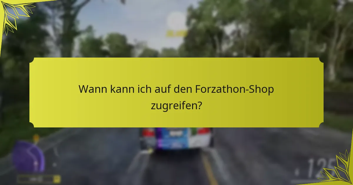 Wie löse ich Gegenstände aus dem Forzathon-Shop ein?