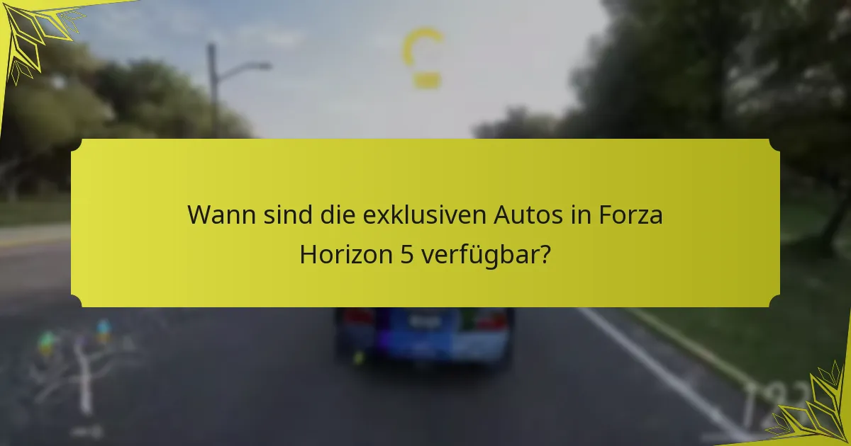 Was sind die Freischaltkriterien für Xbox Game Pass-exklusive Autos?