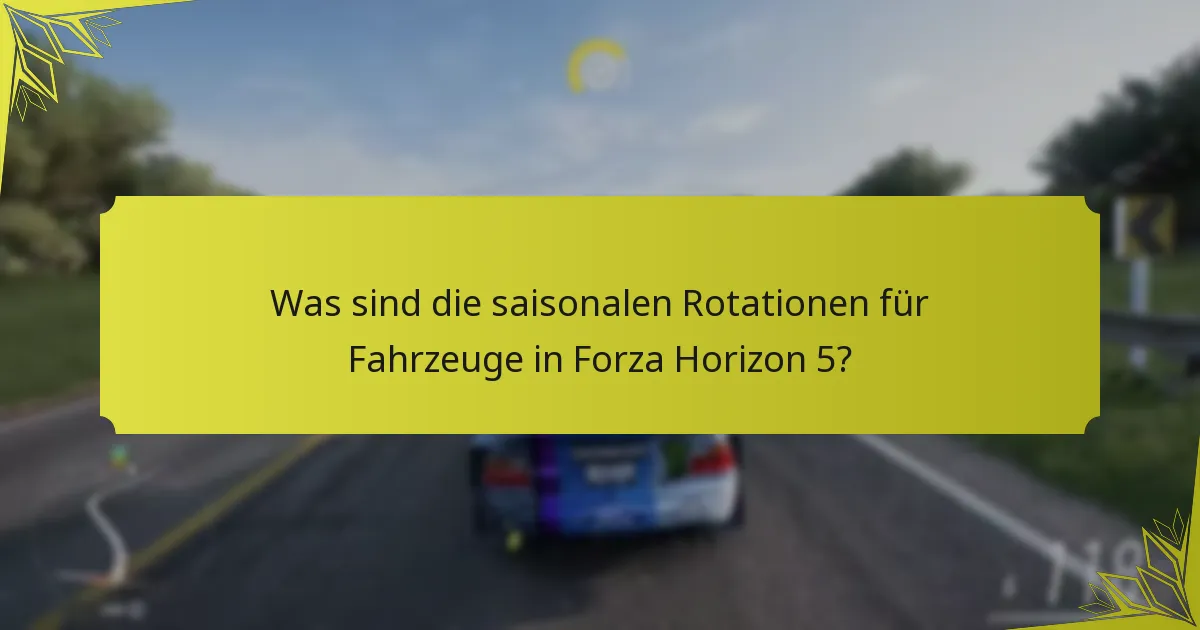 Wie werden Fahrzeuge in Forza Horizon 5 nach Seltenheit klassifiziert?