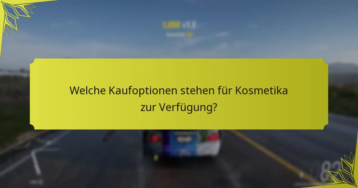 Welche Kaufoptionen stehen für Kosmetika zur Verfügung?